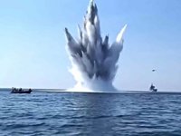 Romanya açıklarında deniz mayını imha edildi