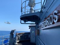 TCG Barbaros, Doğu Akdeniz'de deniz eğitimleri gerçekleştirdi