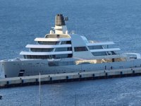 Rus milyarder Roman Abramoviç’in lüks yatı Solaris, Bodrum’dan ayrıldı