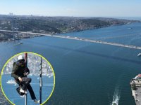 15 Temmuz Şehitler Köprüsü'ndeki bakım çalışması yapılıyor