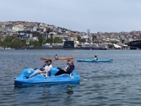 305 engelli vatandaş, Haliç’te kürek çekti