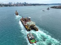 Castoro 10 isimli gemi, İstanbul Boğazı'ndan geçti