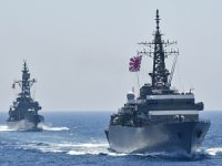 Japonya savaş gemileri, Akdeniz'de tatbikata katıldı