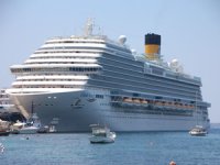 Costa Venezia yolcu gemisi, Bodrum’a geldi