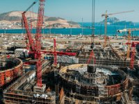 Akkuyu Nükleer Güç Santrali'nin 3'üncü ünitesine ait kor tutucu sahaya ulaştı