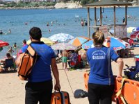 Kocaeli’deki mavi bayraklı plajlarda ilk yardım timi göreve başladı