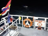 Bostancı açıklarındaki yarı batık tekne kurtarıldı