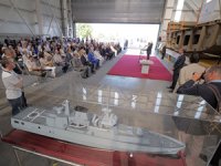 Bulgaristan, yeni karakol gemisini kızağa koydu