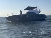 Bursa’da milyonluk lüks yat karaya oturdu