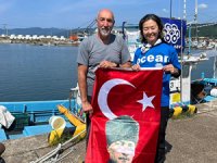 Türk yüzücü Kamil Resa Alsaran'ın 'Oceans Seven' hayalini köpek balıkları engelledi