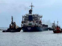 Odessa Limanı'ndan yola çıkan tahıl gemisiyle ilgili yeni duyuru yapıldı