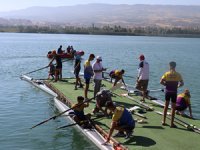 Adıyaman’da 'Sanmar Denizcilik Gençler Türkiye Kürek Şampiyonası' başladı