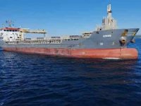 Arızalanan kargo gemisi Karanlık Liman'a demirletildi