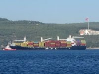 MSC Malena Çanakkale Boğazı'nda makine arızası yaptı