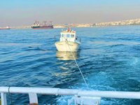 Arızalanan balıkçı teknesi KEGM tarafından kurtarıldı