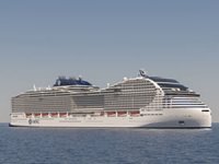 MSC World Europa, isim töreni için Katar'a gidiyor