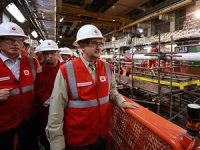 Bakan Dönmez: Karadeniz gazını karaya ulaştırmak için deniz altında yapılan boru hattı yüzde 97 tamamlandı