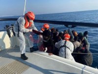 Aydın'da 75 düzensiz göçmen kurtarıldı