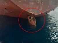 3 mülteci, geminin dümen palasında 11 gün seyahat etti