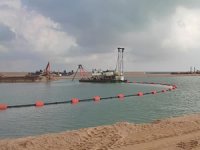 Orta Doğu'nun en büyük limanlarından Irak'taki Büyük Faw'ın inşası hız kesmeden sürüyor