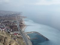 Van Gölü'nde sular çekilince liman kullanılamaz hale geldi