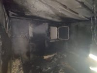 Yalova'da tersanede bakım onarım gören gemide yangın