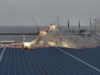 Tekirdağ'da denizdeki feribot yangınında 30 kişi dumandan etkilendi