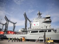 Pakistan'ın ilk yardım gemisi Mersin'e geldi