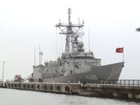 NATO tatbikatına katılan Türk Savaş Gemileri İskoçya Limanı'nda