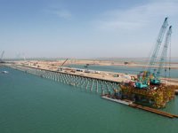 Orta Doğu'nun en büyük limanında çalışmalar sürüyor