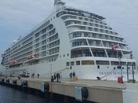 Yolcu gemisi "Seven Seas Voyager" ile Bodrum'a 588 turist geldi