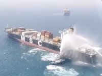 MSC konteyner gemisi MSC RITA'da yangın çıktı