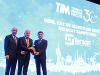 Tersan Tersanesi "Gemi, Yat ve Hizmetleri Sektörü" ihracat birincisi oldu