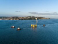 Deniz üstü rüzgar türbinleri yüzer temelli haliyle daha çevre dostu olacak