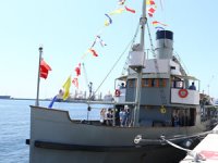 TCG Nusret N-16 Müze Gemisi Tekirdağ'da ziyarete açıldı