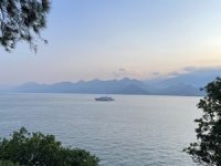 Meksikalı iş insanına ait "Lady Moura" adlı lüks yat, Antalya açıklarına demirledi