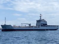 TCG ÜTĞM ARİF EKMEKÇİ lojistik destek gemisi kabul testlerinde