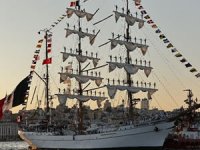 Meksika donanmasına ait eğitim gemisi "Cuauhtemoc", Sarayburnu'na ulaştı