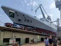 Pakistan MİLGEM Projesi'nin son gemisi PNS TARIQ suyla buluştu