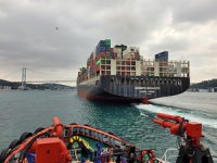 Odessa Limanı'ndan gelen yük gemisi İstanbul'da demirledi