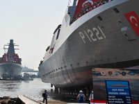 İstanbul'da Pakistan MİLGEM teslimatı ile karakol gemilerini denize indirme töreni yapıldı