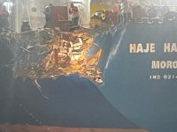 Marmara Adası açıklarında kuru yük gemileri çarpıştı
