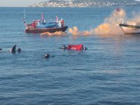 İstanbul'da "Ata'ya saygı zinciri" oluşturuldu