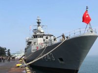 TCG Yıldırım fırkateyni Gürcistan'da