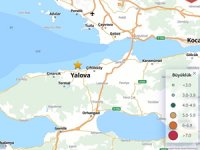 Marmara Denizi'nde 3,5 büyüklüğünde deprem