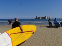 Mersin'de kürek sörfü etkinliği