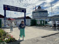 Sezonun ilk kruvaziyeri Amasra Limanı'na yanaştı