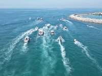 "Motorları Maviliklere Süreceğiz" etkinliği kapsamında tekne turu