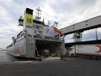 Gazze'ye 9. gemi uğurlanıyor