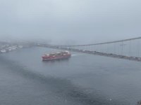 İstanbul Boğazı’nda gemi trafiği askıya alındı